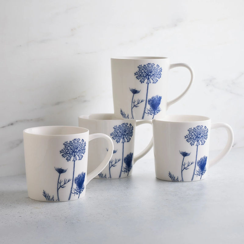Summer Blues Mug - Size:Set of 4