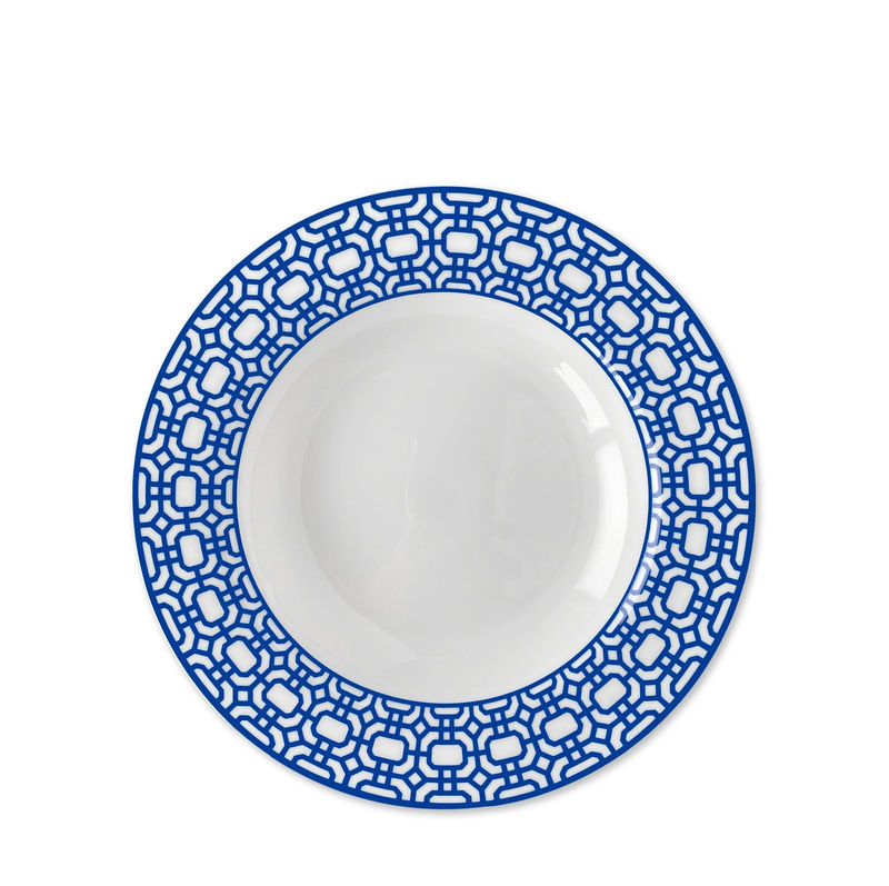 Newport Garden Gate Rimmed Soup Bowl - Size:Single