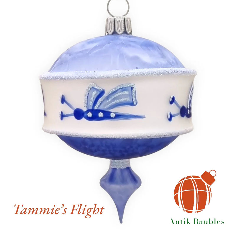 Tammie's Flight 3.25 in Drop- Antik Baubles Exclusive Christmas Ornament