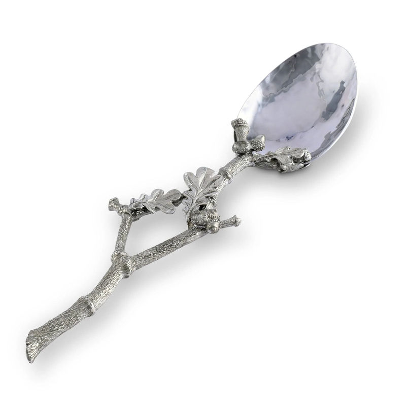 Acorn & Oak Leaf Serving Spoon