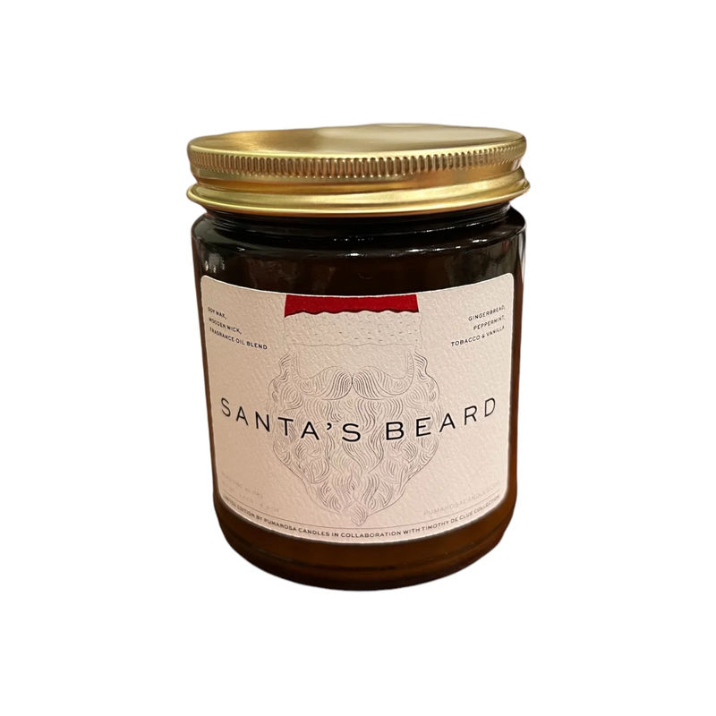 “Santa’s Beard” limited edition, scented candle by Pumarosa
