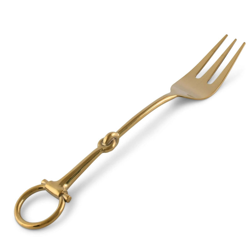 Bit Serving Fork - Stainless Steel Shiny Gold