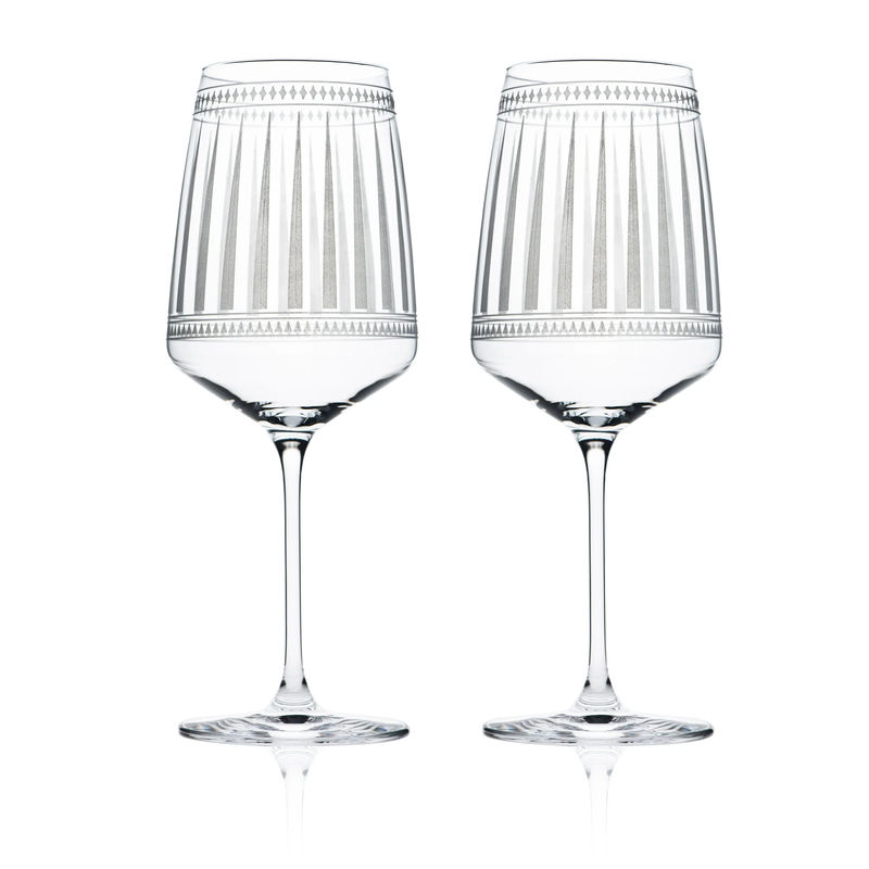 Marrakech White Wine Glasses, Set of 2