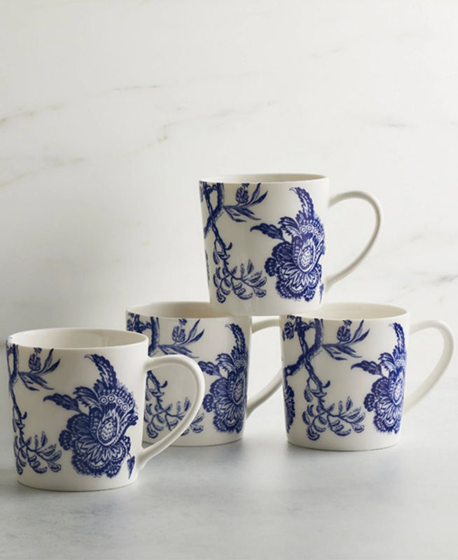 Arcadia Mug - Size:Set of 4 - Color:Arcadia Blue