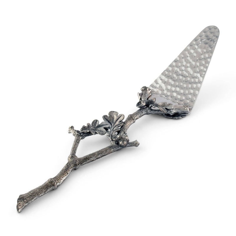 Acorn & Oak Leaf Handle Pie Server