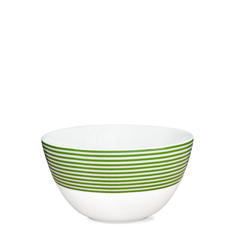 Newport Stripe Cereal Bowl - Size:Single - Color:Stripe Verde