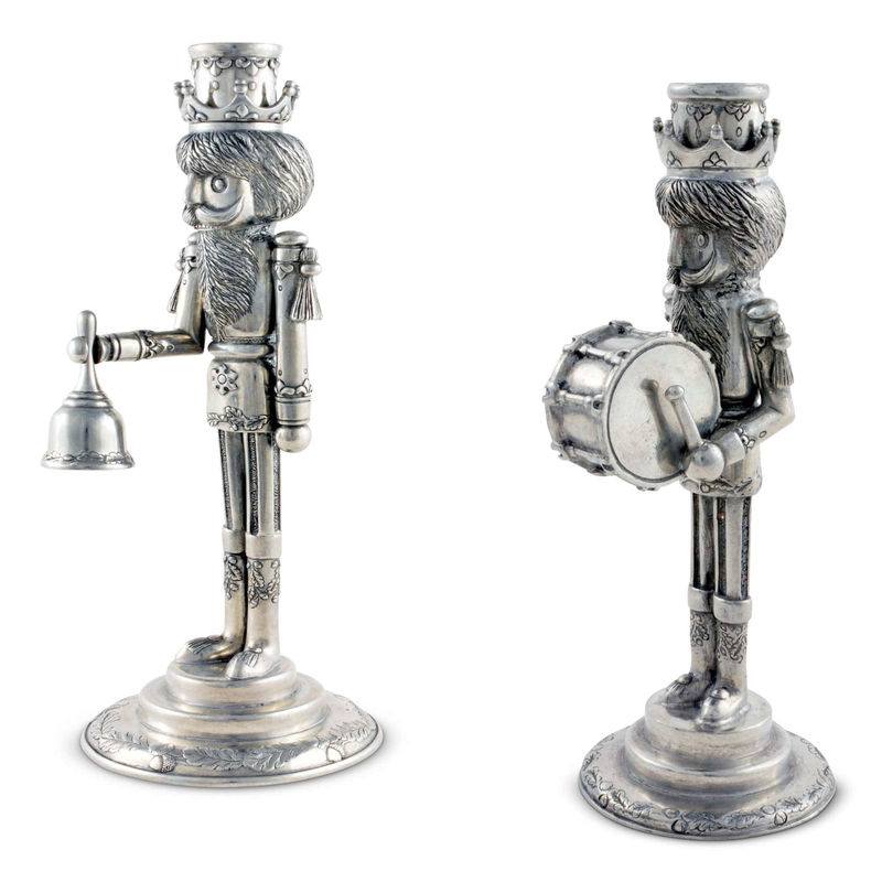 Nutcracker Mini Candlestick Taper - Size:Bell Snuffer 7" Height