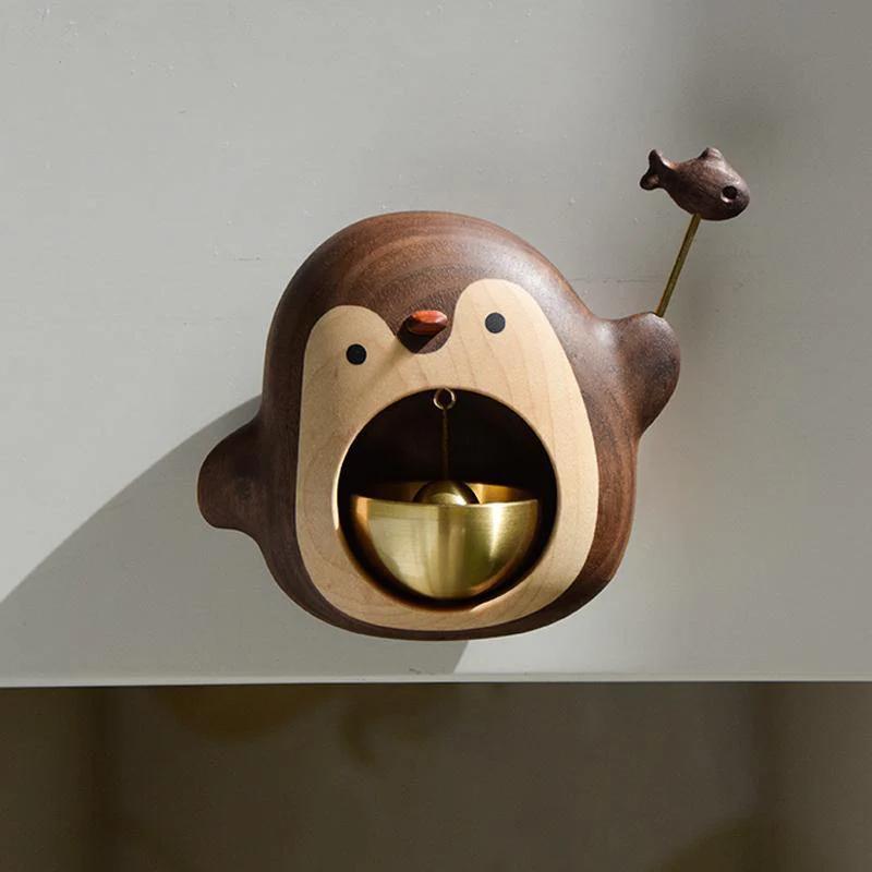 Penguin And Crab Doorbell Creative Cute Door Decoration - Style:Penguin: 10x10.5x5cm