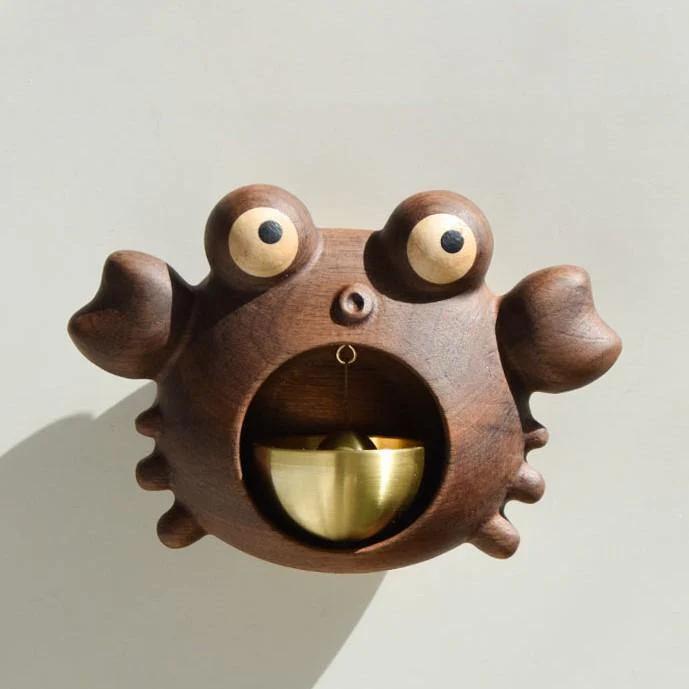 Penguin And Crab Doorbell Creative Cute Door Decoration - Style:Crab: 12x8.5x4.5cm