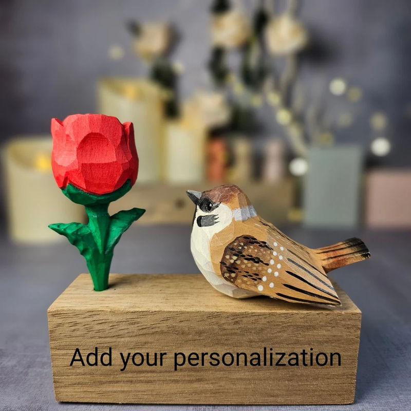 Sparrow A with Rose