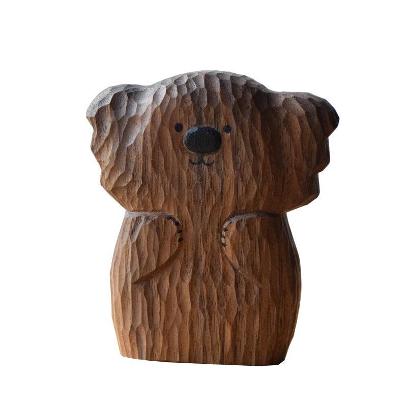 Creative Bottle Opener Hamster, koala Wooden Handmade Fridge Magnet Decoration - Style:koala
