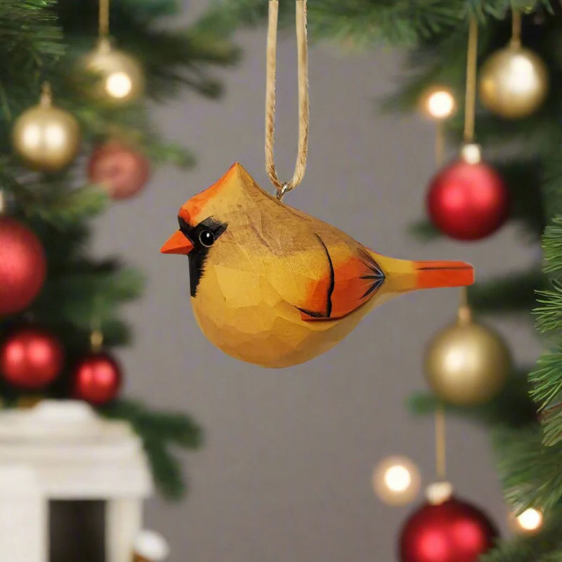 Northern Cardinal Female Ornaments