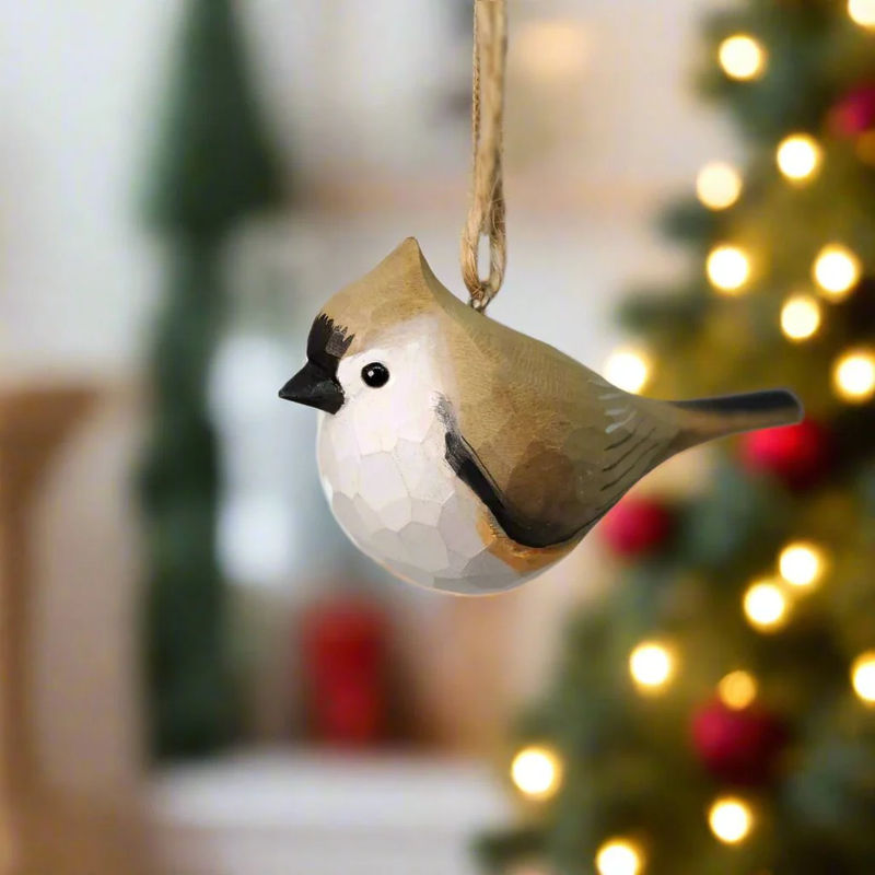 Tufted Titmouse Hanging Ornaments