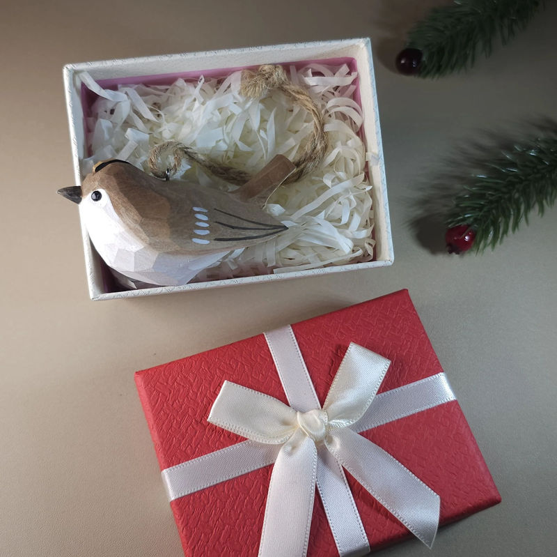 Bird Hanging Ornaments With Gift Box Packing - Style:Goldcrest