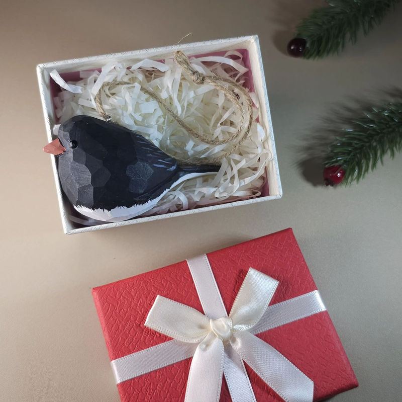 Bird Hanging Ornaments With Gift Box Packing - Style:Junco