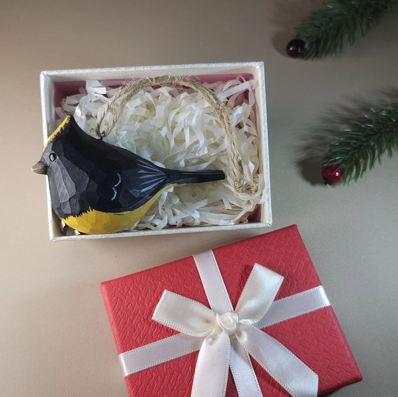 Bird Hanging Ornaments With Gift Box Packing - Style:Sultan tit