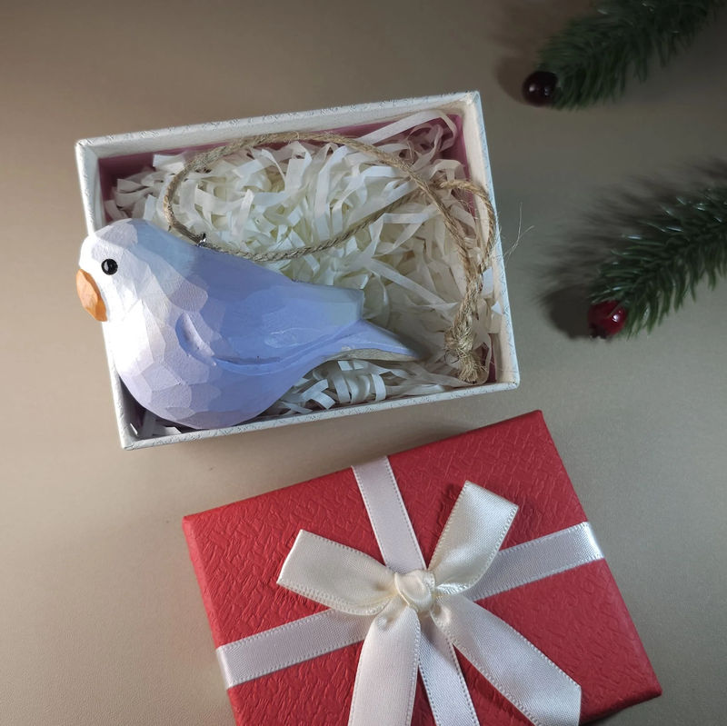 Bird Hanging Ornaments With Gift Box Packing - Style:Lovebirds