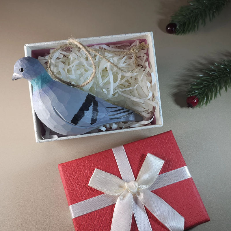 Bird Hanging Ornaments With Gift Box Packing - Style:Pigeons