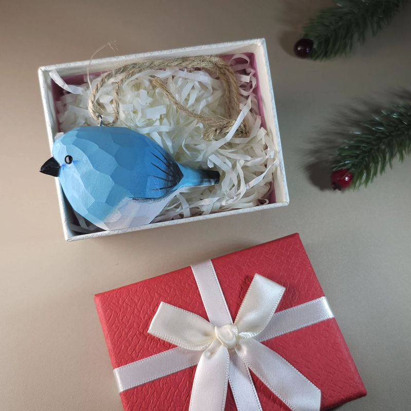 Bird Hanging Ornaments With Gift Box Packing - Style:Bluebird 2nd