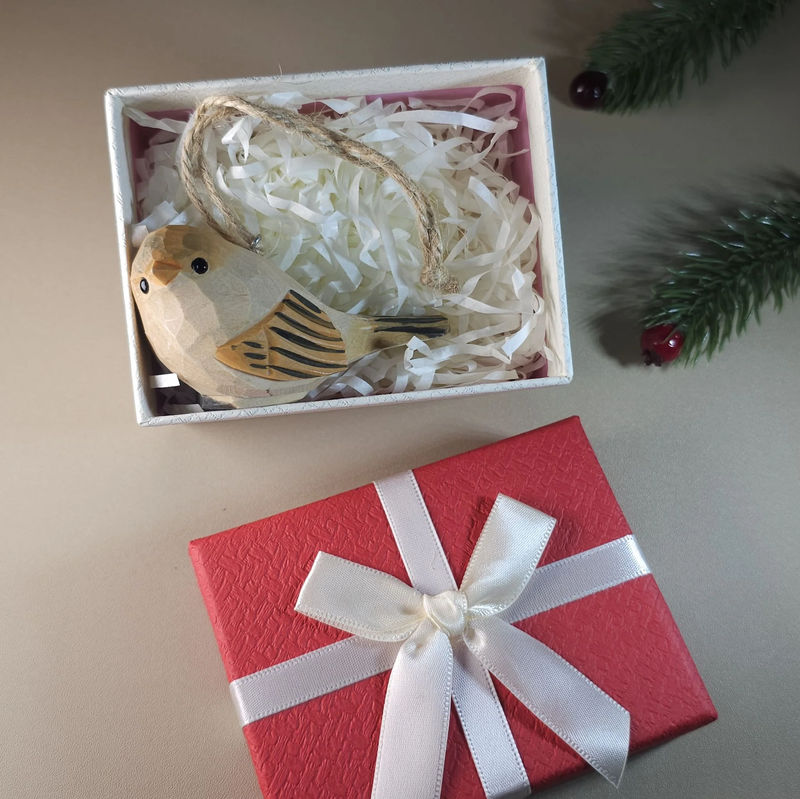 Bird Hanging Ornaments With Gift Box Packing - Style:Chubby