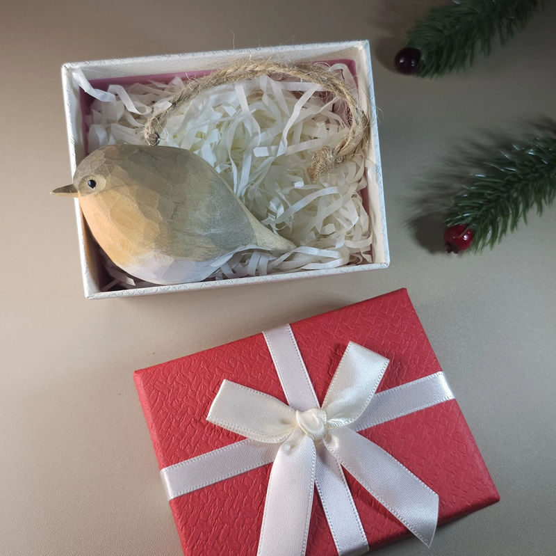 Bird Hanging Ornaments With Gift Box Packing - Style:European Robin
