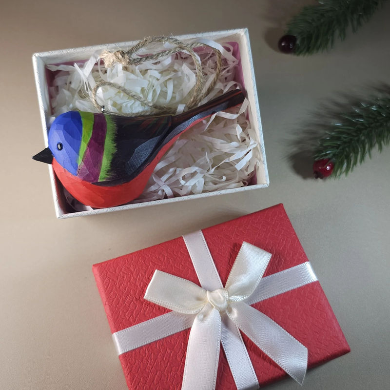 Bird Hanging Ornaments With Gift Box Packing - Style:Bunting_A