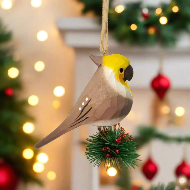 Cockatiel Hanging Ornaments - Color:Gray