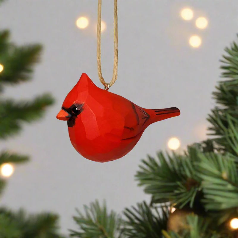 Northern Cardinal Male Ornaments