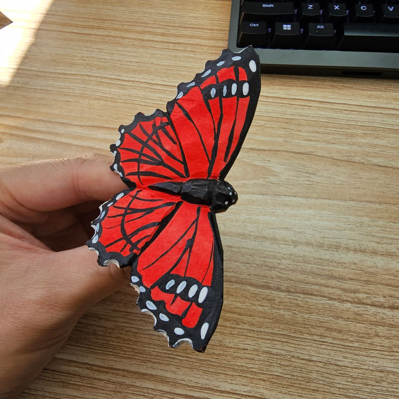 Butterfly Wooden Clip-On Ornaments